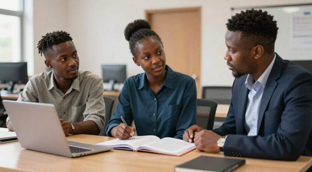 Academic integrity discussion between a Ghanaian student and research consultant