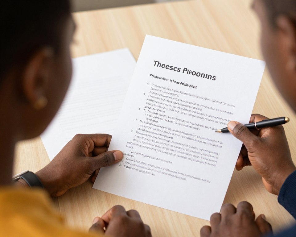 Research consultation covering thesis proposal and methodology