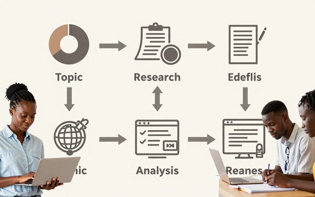 Thesis support workflow from proposal planning to final editing