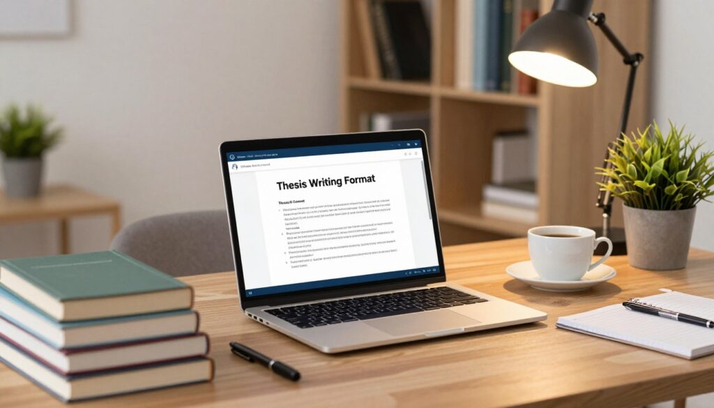 Thesis writing format