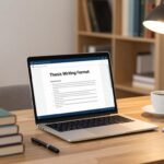 Thesis writing format