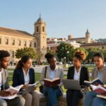 International students study abroad