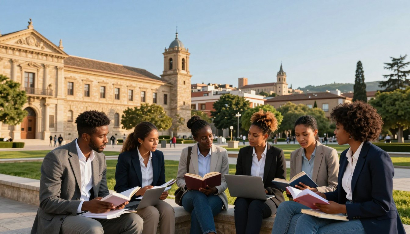 International students study abroad