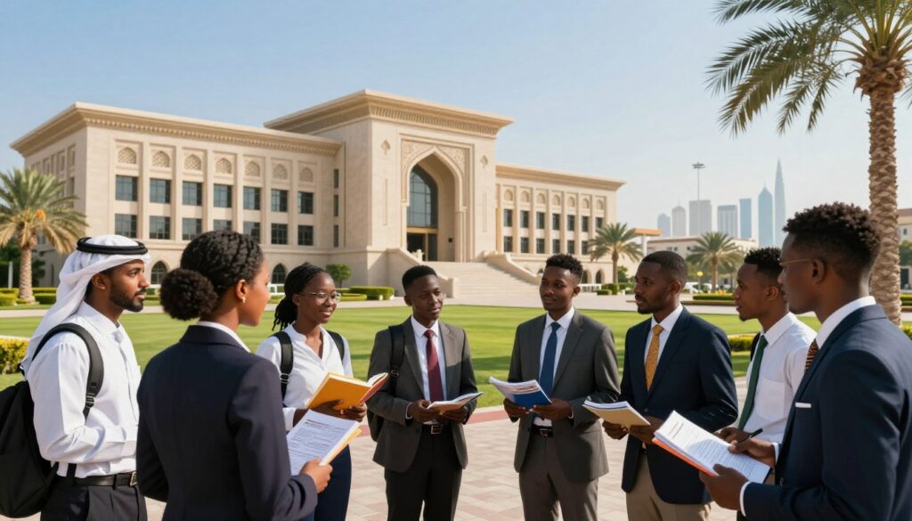 International students study abroad